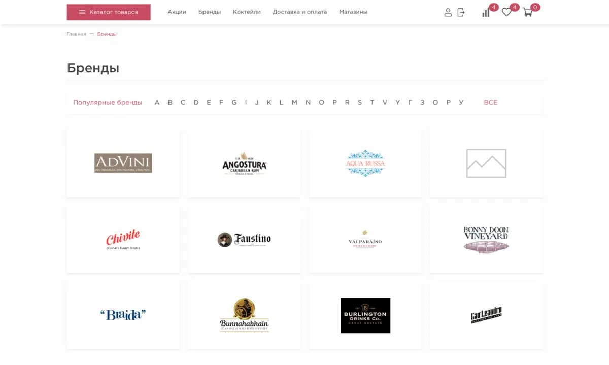 отраслевой интернет-магазин алкогольных напитков и продуктов питания «крайт: напитки.retail»