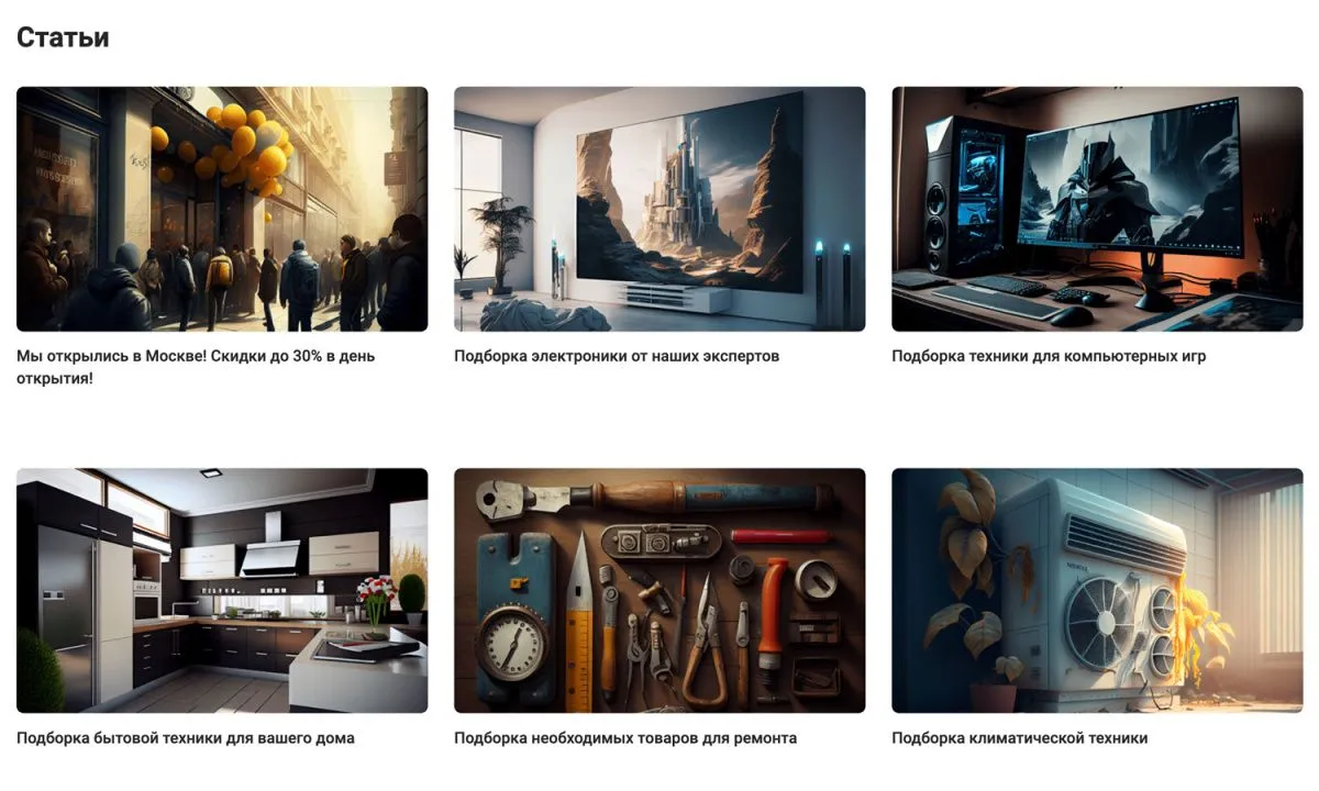 отраслевой интернет-магазин электроники и бытовой техники «крайт: электроника.market pro»