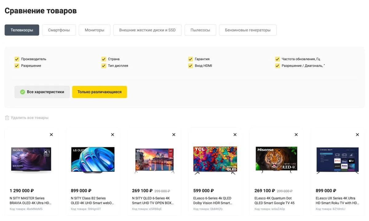 отраслевой интернет-магазин электроники и бытовой техники «крайт: электроника.market pro»