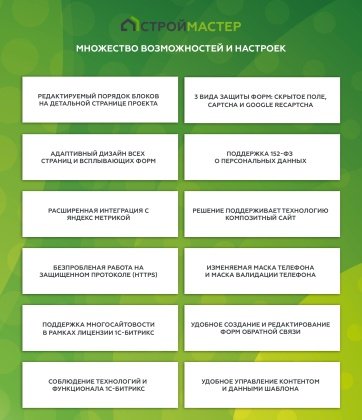 Строймастер: Сайт строительной компании