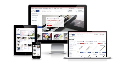 OfficePRO: расходные материалы для принтеров, канцтовары, офисная мебель. Готовый интернет магазин